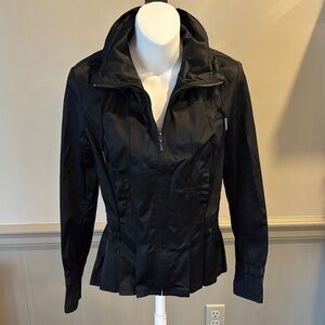 White House Black Market Smocked Anorak Jacket size XS